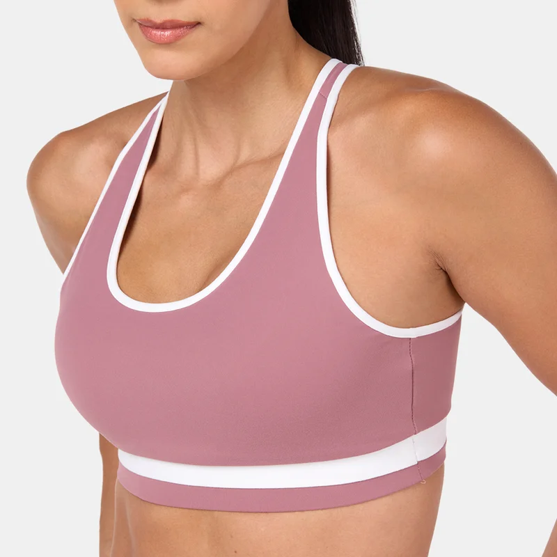 Sun And Sand Sports Purple Women's Medium-Support Sports Bra for Women | Best Price UAE