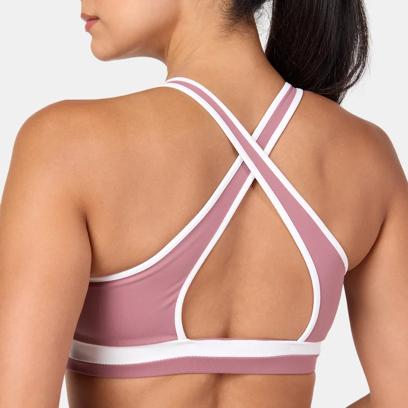 Sun And Sand Sports Purple Women's Medium-Support Sports Bra for Women | Best Price UAE