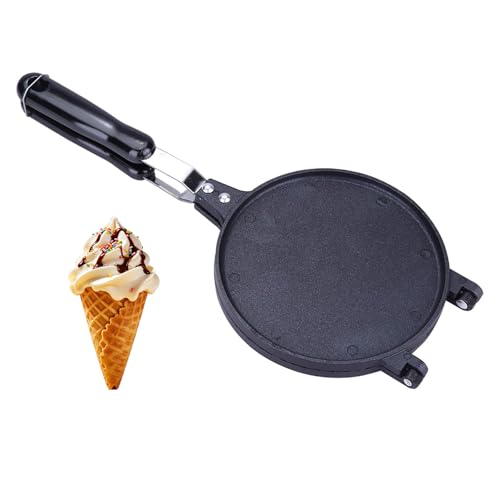 Jerliflyer Egg roll maker,non stick waffle cone making mold eggroll roller machine baking tool - Image 1