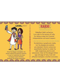 Webelkart Webelkart Rakhi for Brother and Sister with Wood Cutout |Gifts for Brother Lumba Rakhi for Bhabhi Rakhi with Roli Chawal lumba Rakhi  - Image 4