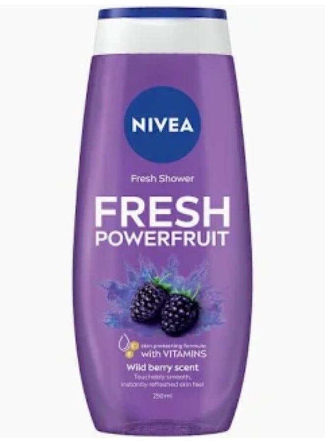 Nivea Fresh Shower Gel Fresh Powerfruit 250ml - Image 1