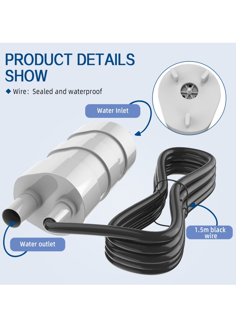 Generic Submersible Water Pump ,DC 12V ,High Flow 3A 840 L/H ,Micro Motor Water Pump for Motor Homes, Ponds, Aquariums, and Fountains  - Image 5