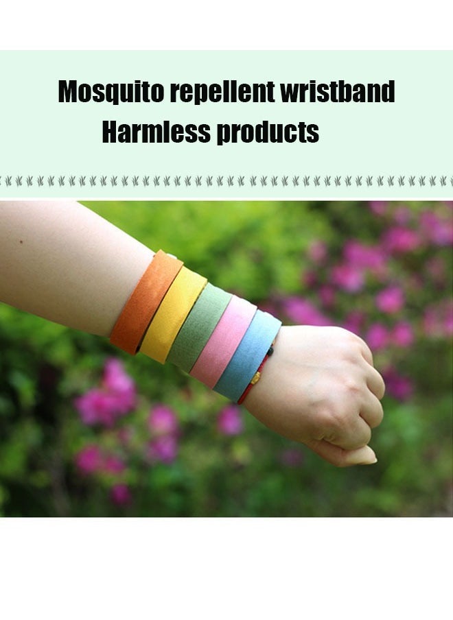 Generic 5-Piece Outdoor Insect Repellent Braceletï¼Waterproof Outdoor Bug Repellent Wristbands Safe for Adults and Kids  - Image 3