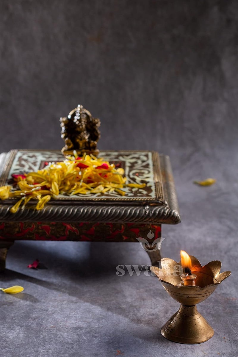 Swaha فتيل قطن أكهند جيوت الملتوي (100 قطعة)، لون أبيض، فتائل قطنية نقية تدوم طويلاً للاستخدام اليومي في الصلاة والتأمل - عبوة من 1 - Image 2