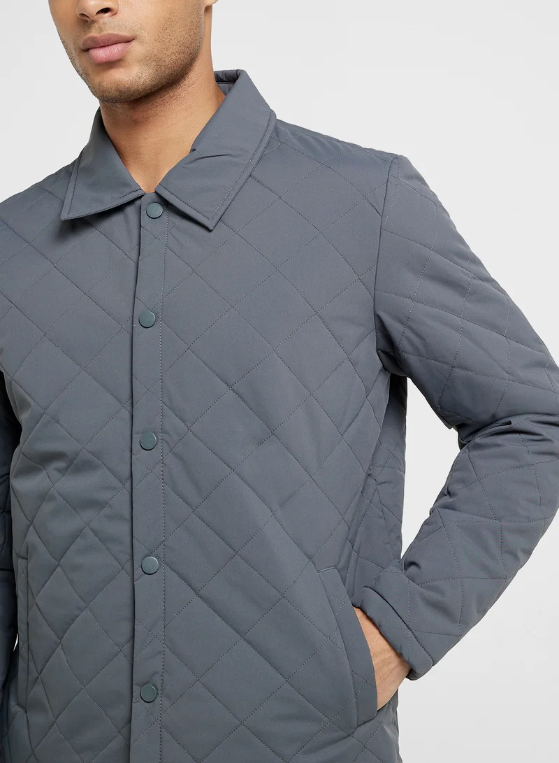 سفنتي فايف Quilted Lightweight Puffer Jacket