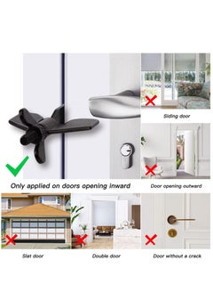 Y&D Portable Door Lock, Home Security Locker Travel Lockdown Locks for Additional Safety and Privacy Devices Traveling Hotel Apartment College(1 Pack)  - Image 3