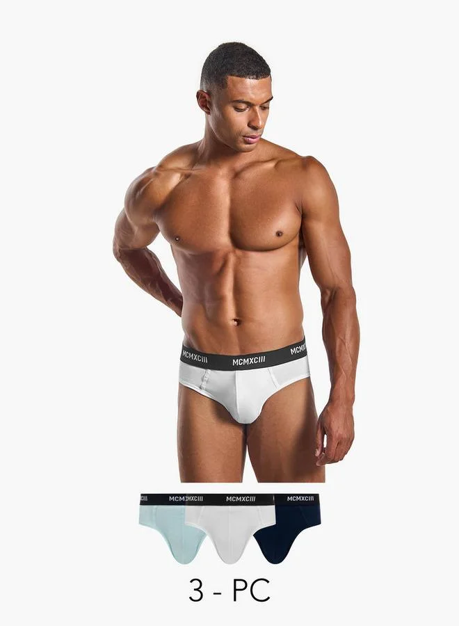 FAV Set of 3 - Printed Waistband Briefs