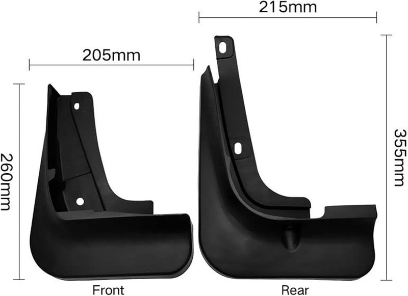 QASULER Car Mudguards for VW ID6 2021-2022 - Image 2
