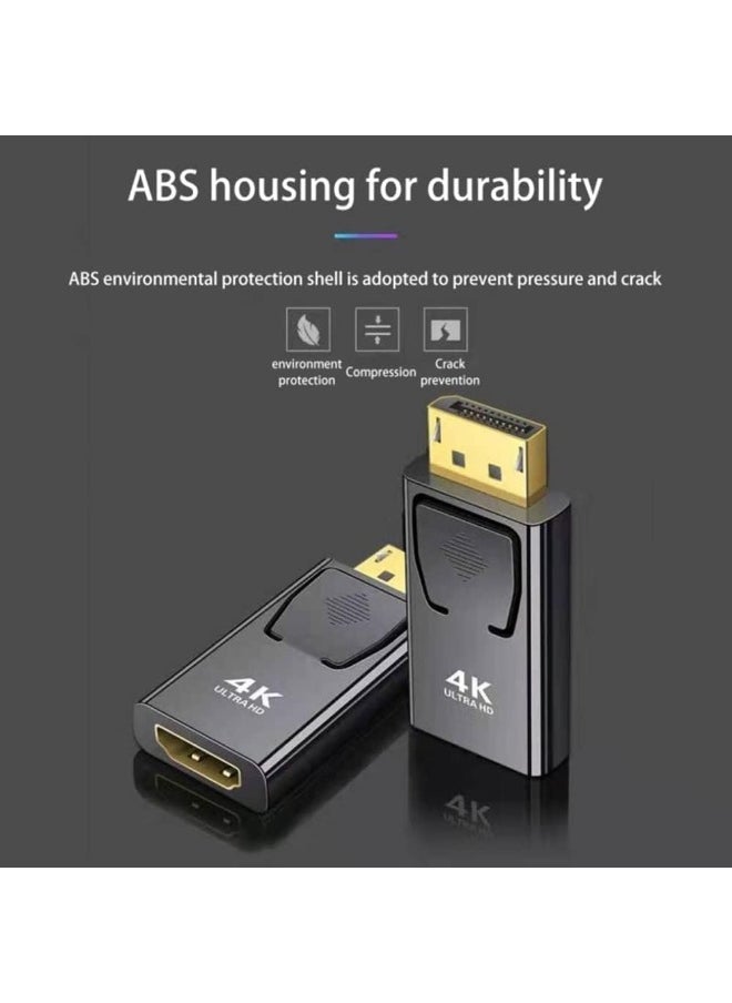 Generic DisplayPort to HDMI 4K Adapter, Displayport Male HDMI Female DP to HDMI Adapter for 4K TV HDTV Monitors  - Image 5