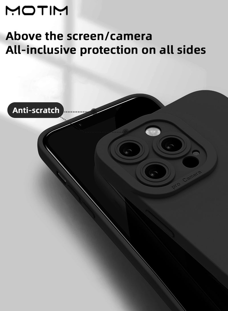 Motim Liquid Silicone Case Cover for Liquid Silicone Case Cover for iPhone 16 Pro/16 Pro Max, Camera Protection, Silky-Soft Touch Full-Body Protective Phone Case, Shockproof Cover, Comfortable Hold Touch Feeling and Anti-fingerprint - Image 3