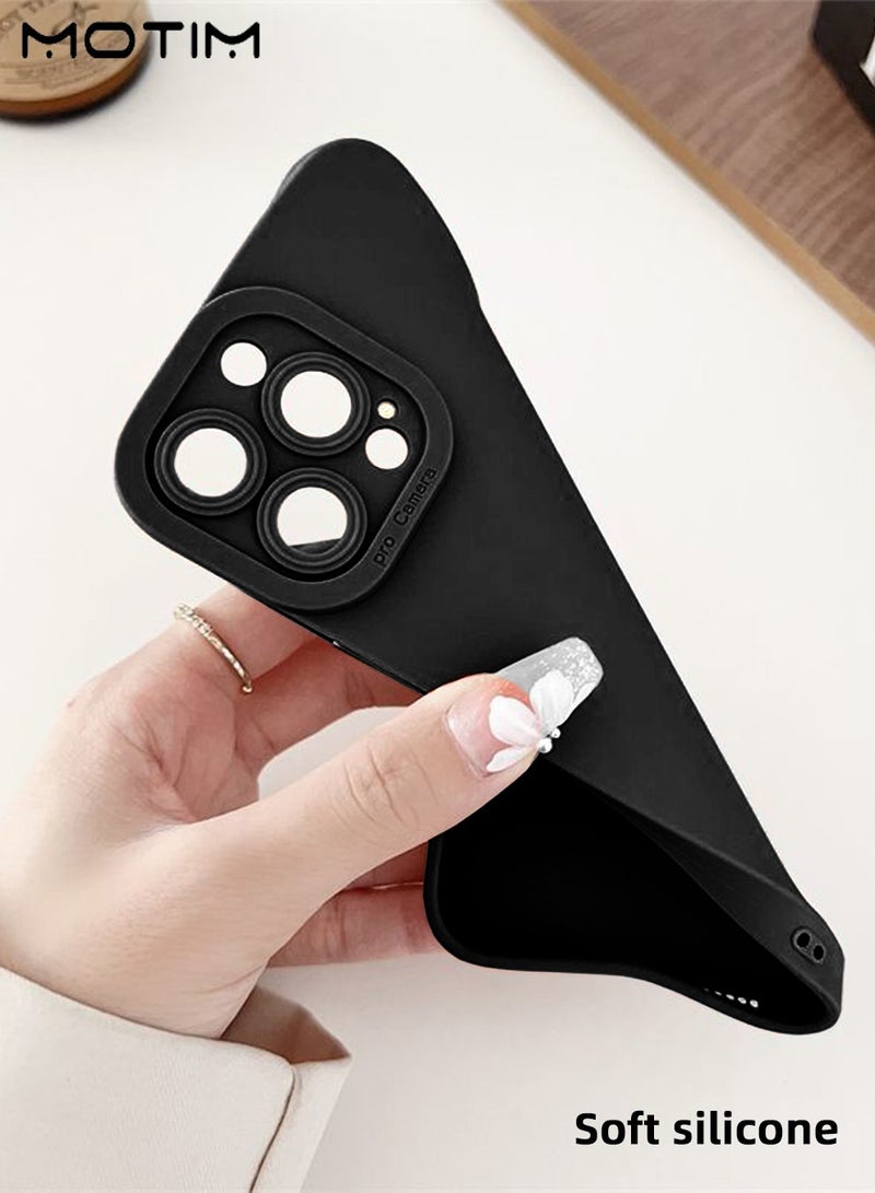 Motim Liquid Silicone Case Cover for Liquid Silicone Case Cover for iPhone 16 Pro/16 Pro Max, Camera Protection, Silky-Soft Touch Full-Body Protective Phone Case, Shockproof Cover, Comfortable Hold Touch Feeling and Anti-fingerprint - Image 5