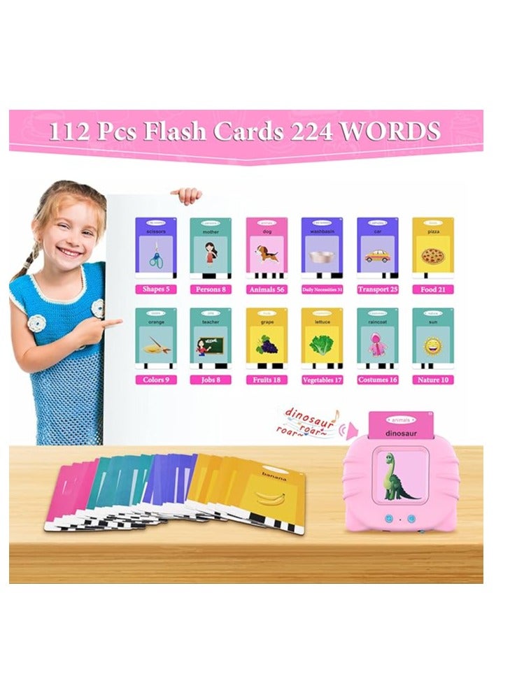 Arabic And English Speaking Flash Cards For Toddlers 1-6 Years, Preschool Educational Toys 224 Words, Audio Flash Cards, Speech Therapy Toys For Autism, Gifts For Boys And Girls 1-5 Years - Arabic And English - Image 4