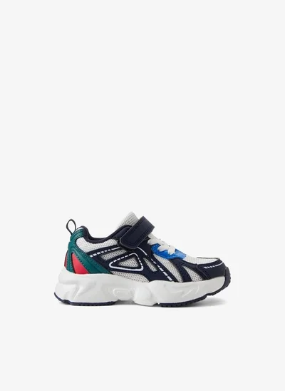 جونيورز Boys Hook & Loop Sneakers