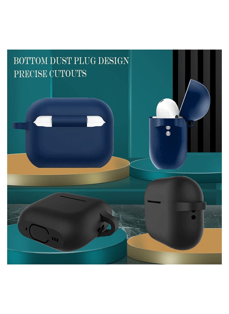 TWEGGON - Apple Airpods Pro 2 Case Silicone Case for Apple Airpods Pro 2 Black - Image 1