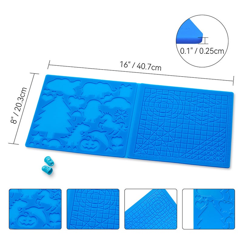 Silicone 3D Printing Pen Pad, Stereo Painting Pad, Kidsren'S Creative Toy Painting Graffiti Practice Pad, Diy Copy Version - Image 5