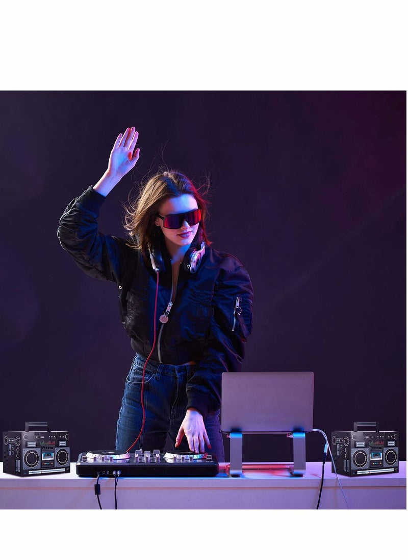 Y&D - 80s Party Favor Boxes, Novelty Boom 90s Theme Retro Radio Decorations Hip Hop Supplies Table Centerpieces for 1980s Music Birthday - Image 1