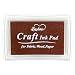 Lsushine Craft Ink Pad for Rubber Stamps Paper Wooden Fabric Scrapbooking NonToxic Finger Ink Pads for Kids Brown - Image 2