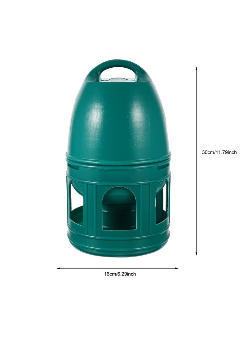 SYOSI - Bird Water Dispenser, Automatic Bird Feeder Waterer, Plastic Drinker with Handle, Large Capacity Bird Pigeon Water Feeding Container, Bird Accessory for Budgie, Pigeon, Parakeet, Parrot (3L) - Image 1