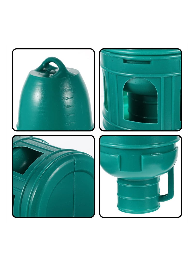 SYOSI - Bird Water Dispenser, Automatic Bird Feeder Waterer, Plastic Drinker with Handle, Large Capacity Bird Pigeon Water Feeding Container, Bird Accessory for Budgie, Pigeon, Parakeet, Parrot (3L) - Image 1