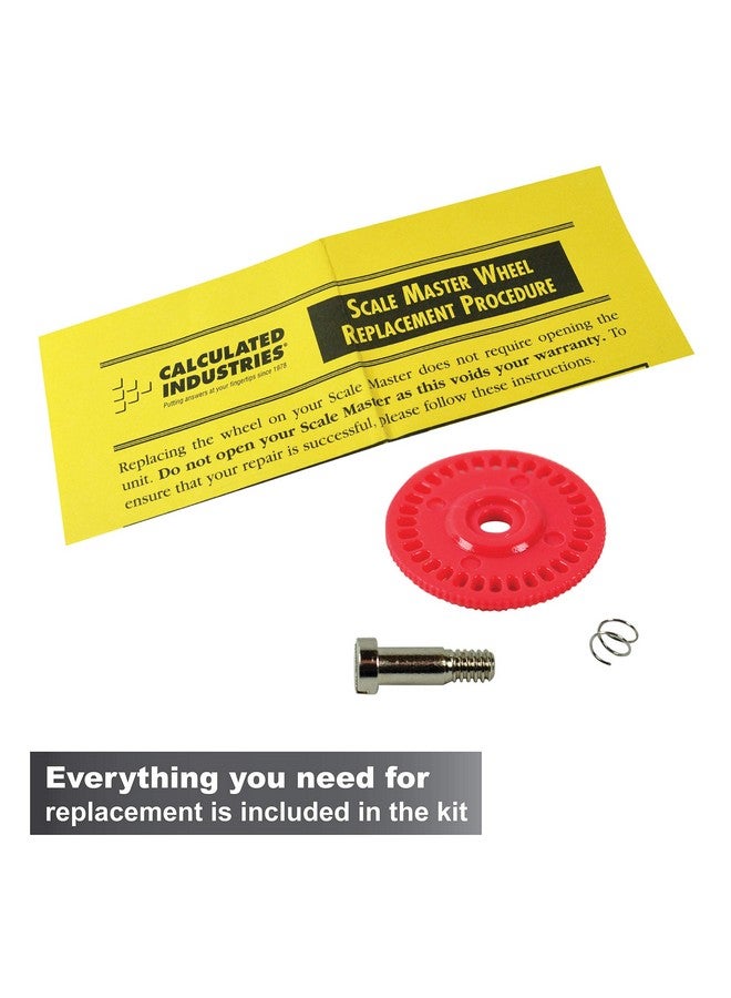 Calculated Industries 5007 Replacement Wheel Kit For The Scale Master Pro Xe Scale Master Pro Scale Master Ii Or The Scale Master Classic - Image 3