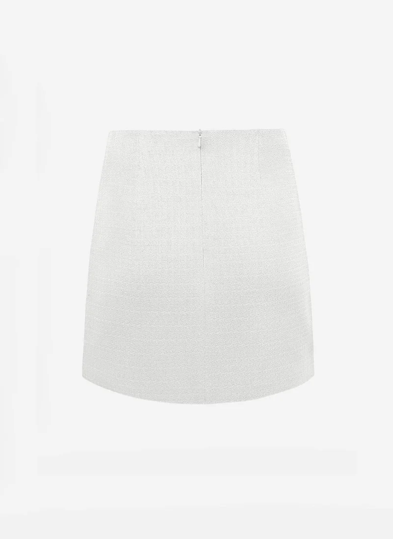 Lichi  Straight-cut tweed mini skirt for Women | Best Price UAE