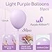 awenztech Light Purple Balloons 12 inch Pastel Purple Latex Balloons 50pcs Party Balloon for Wedding Baby Shower Gender Reveal Birthday Party Decorations - Image 4