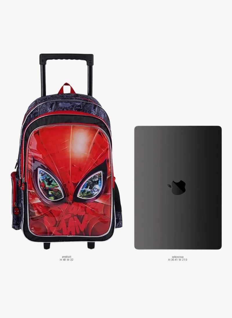 MARVEL Marvel Spider-Man Hey Hey Spidey Rolling School Backpack 18-Inch for Boys, School Bag