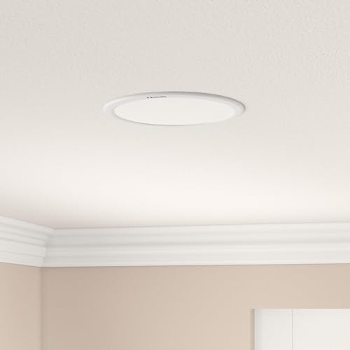 Murphy Trimless Round LED Panel Light – 12W Cool White | Glare-Free, Recessed Ceiling Downlight for Home & Commercial – Pack of 4 - Image 2