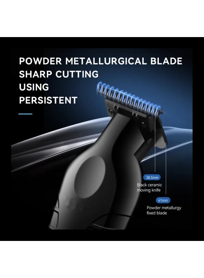 ELTRAZONE Professional Cordless Hair Clipper | 1200mAh Rechargeable Barber Trimmer with LCD Display, USB Charging, 180 Min Operating Time | Electric Hair Cutting Machine for Men & Salon Use - Image 2