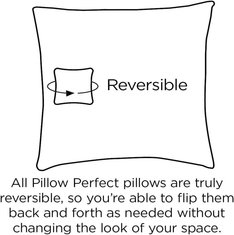 Pillow Perfect Freeze crack proof Stripe Indoor/Outdoor Chair Seat Cushion with Ties, Tufted, Weather, and Fade Resistant, 18.5" x 19", 2 Count Globally popular universal design - Image 3
