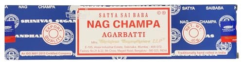 Satya Sai Baba Nag Champa Incense, 1.41 Oz - Image 1