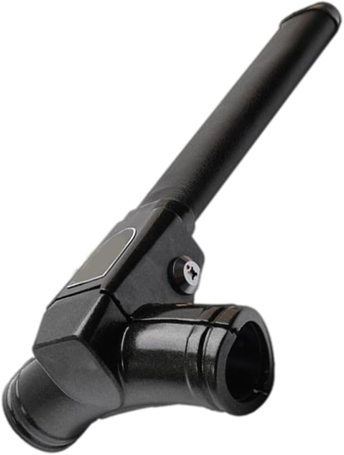 T Style Steering Wheel Lock Anti Theft Device with Rocket Cylinder Black for Cars Trucks - Image 1