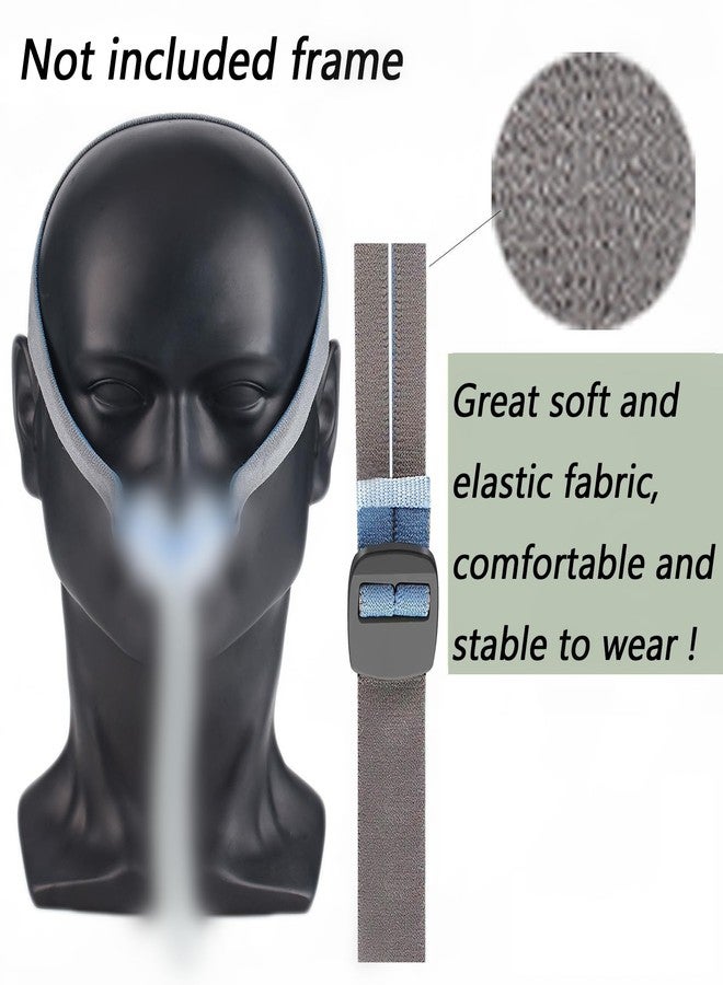 Befiy 2 Pack Advanced Upgraded P10 Replacement Headgear Straps with 2 Strap Covers Fit for Airfit P10/N30, Fully Adjustable Quick-fit Design Premium Elastic Soft Material - Image 4