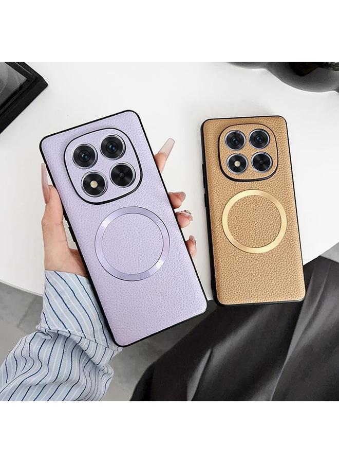 إيروريكس جراب لهاتف Redmi Note 14 Pro 4G CD Magsafe مغناطيسي بنسيج الليتشي - Image 3