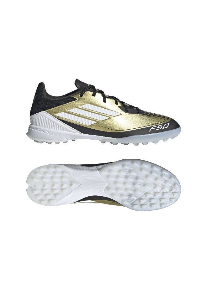 Adidas - Adidas F50 League Tf Messi Gold Football Shoes For Unisex 6 - Image 1