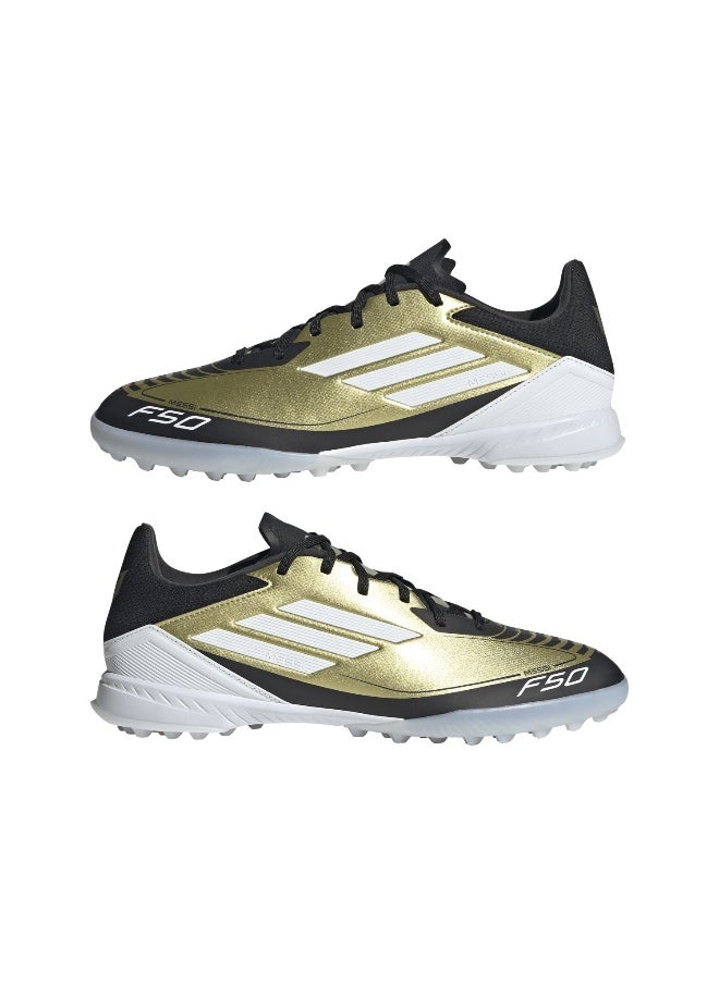 Adidas - Adidas F50 League Tf Messi Gold Football Shoes For Unisex 6 - Image 1