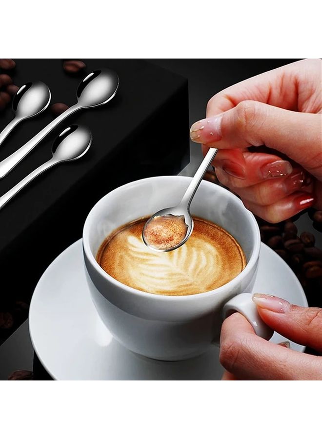 1pc Stainless Steel Coffee Spoon Mini Round Seasoning Spoon High Quality - Image 4