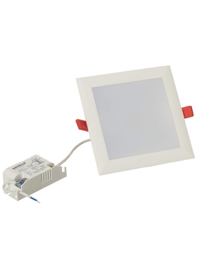 Havells 10W LED Recessed Square Panel Light |(White)| Energy Efficient|Surge Protection|Premium Downlight for Home and Office|BIS Approved | Pack of 1