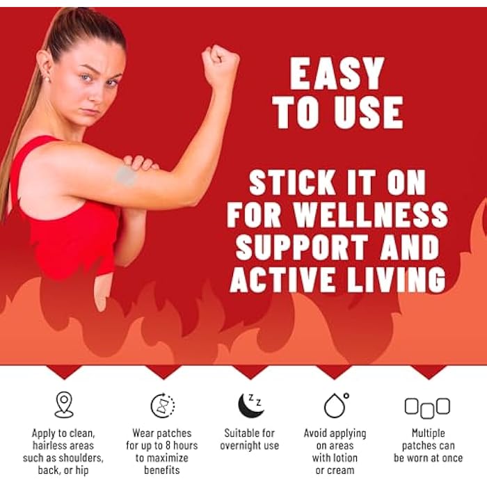 TOLEVITA Patches with Garcinia Cambogia - 36 Pcs | | Easy-to-Use Natural Patches for Active Lifestyles, Gym, Fitness, and Daily Vitality - Image 5