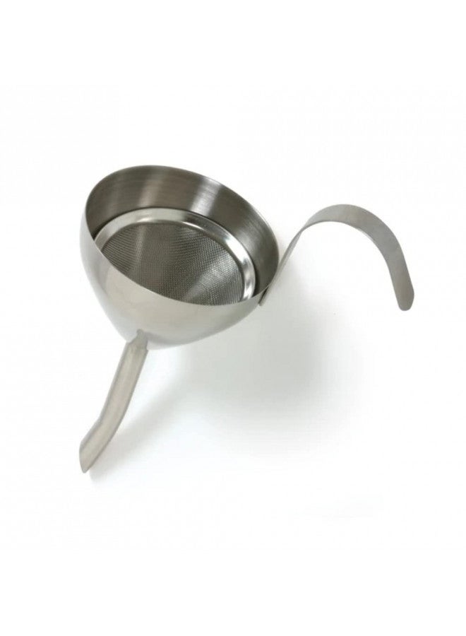 Norpro 242 Stainless Steel Funnel with Strainer, 3-Inch Mouth Diameter, As Shown