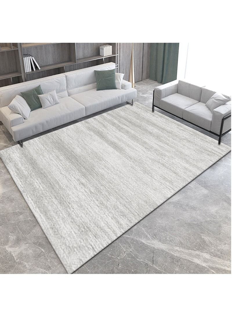 Taiahiro - Modern simple marble texture checkered horizontal carpet.  Full of light luxury living room rugs。 - Image 1