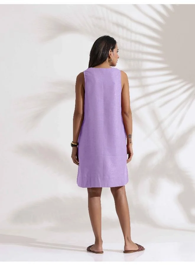 trueBrowns Sleeveless Linen Dress