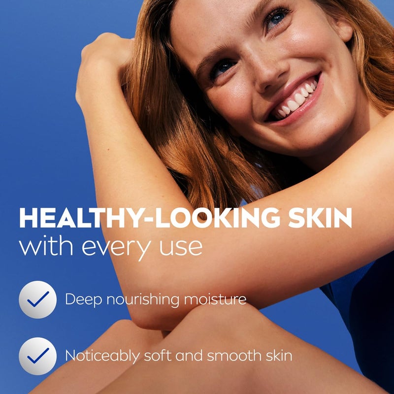 NIVEA Essentially Enriched Body Lotion for Very Dry Skin with Hyaluronic Acid, Almond Oil and Deep Nourishing Serum, 72-Hour Body Moisturizer, 33.8 Fl Oz Value Size Pump Bottle - Image 5