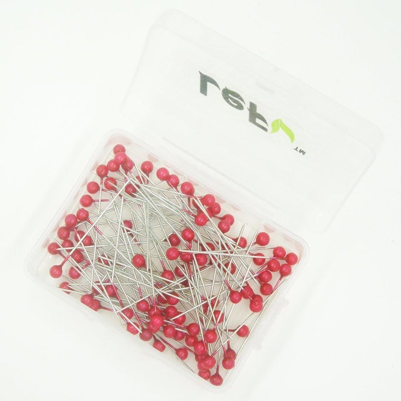 LEFV Quilting Pins Ball Head Sewing Pins,Pack of 100,Red - Image 5