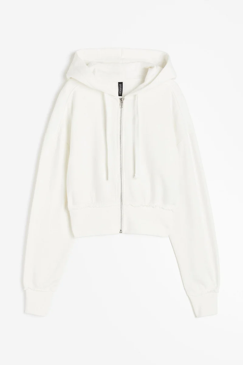 اتش اند ام هودي قصير بسحّاب