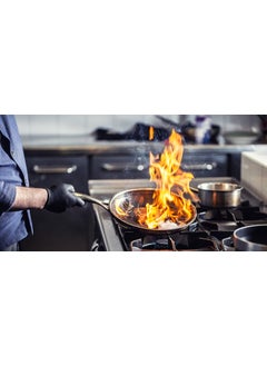 Frieling Frieling Black Cube Hybrid Stainless/Nonstick Cookware Fry Pan, 8-Inch  - Image 5