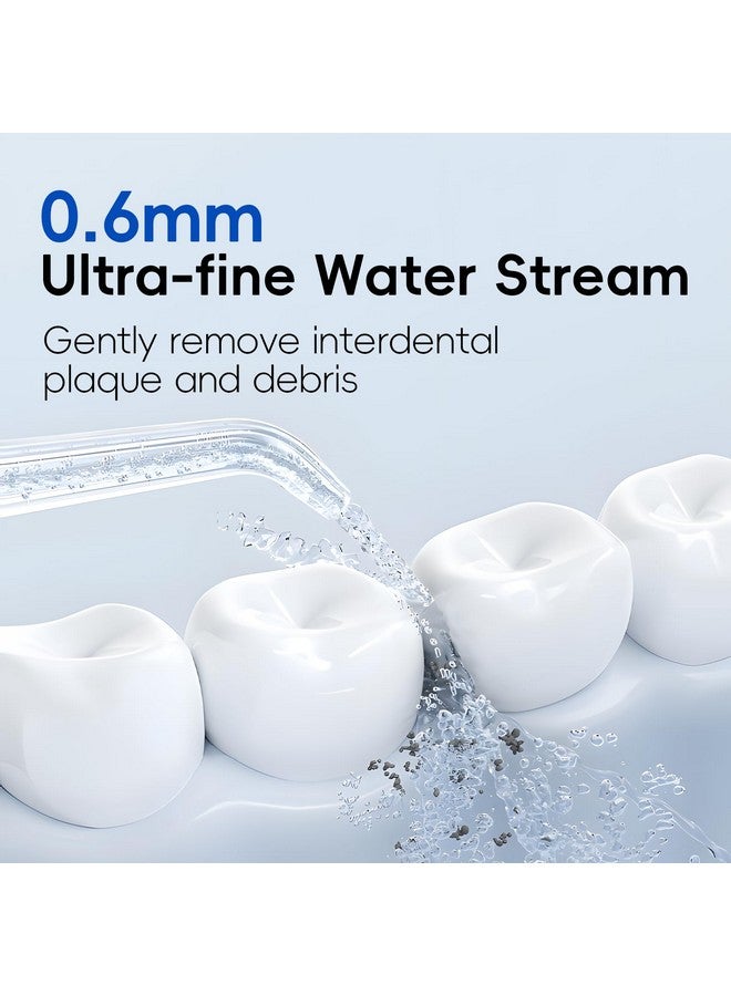 medcodes Water Dental Flosser Pick For Teeth - 3 Modes Cordless Oral Irrigator 300Ml Portable With 5 Jet Tips, 40 Days Rechargeable Ipx7 Waterproof Water Dental For Cleaning For Home Travel(Black) - Image 2