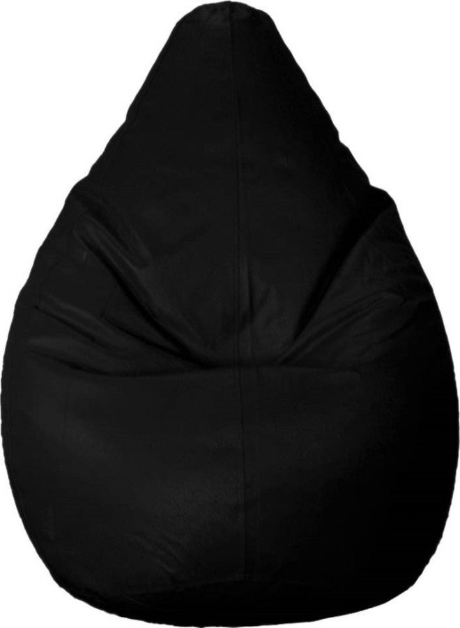 caddyFull Large Leatherette Bean Bag Without Beans (Black) - Image 1