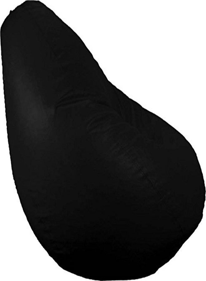 caddyFull Large Leatherette Bean Bag Without Beans (Black) - Image 5