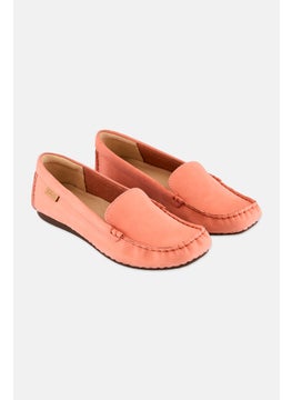 clarks Women Freckle Walk Slip On Flats, Dark Peach  - Image 1